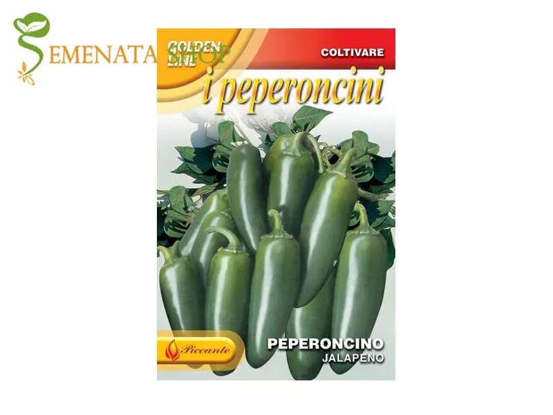 Семена на люта чушка Халапеньо (jalapeno) лют - един от най-известните и вкусни мексикански сортове