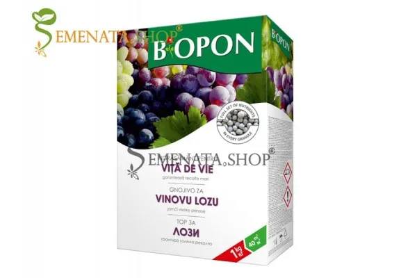 Гранулирани Биопон торове за лозя, асми и всички сортове грозде 