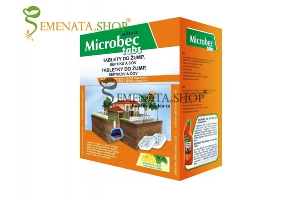 Препарат за септични ями Microbec Ultra Bros таблетки (16 бр. по 20 гр.)