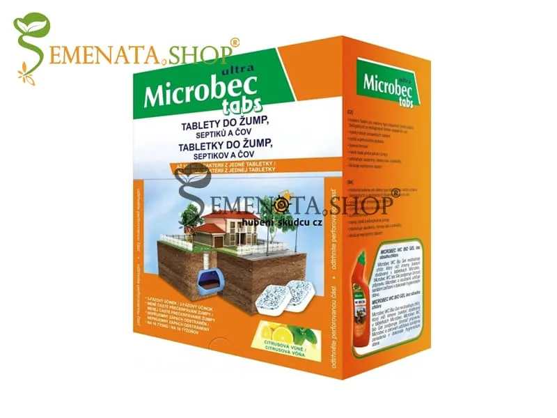 Препарат за септични ями Microbec Ultra Bros таблетки (16 бр. по 20 гр.)