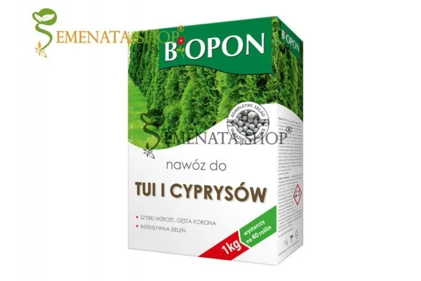 Специализиран тор за Кипариси и Туи Биопон 1 кг