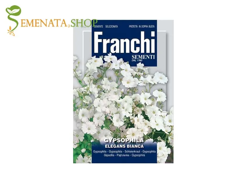 Семена на Бяла Гипсофила - Gypsophila elegans Bianca