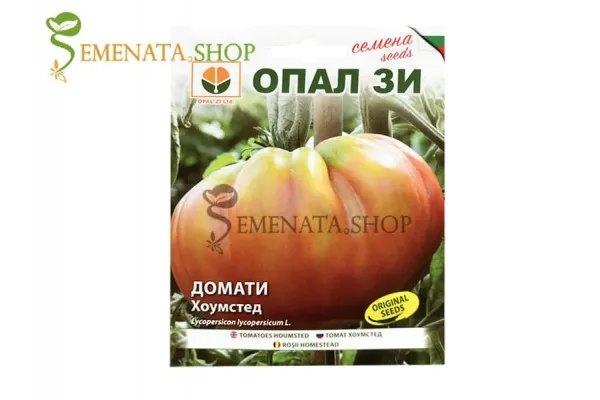 Сортови семена на директни розови домати тип Хоумстед (нехибриден сорт гигант)