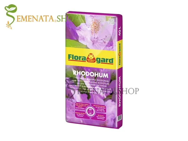Немски субстрат (почва) за рододендрони, гардения и азалия - Floragard Rhodohum 18 литра