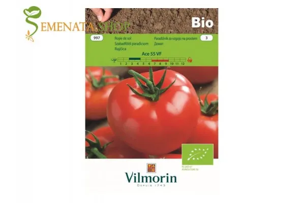 Био семена на домати Аче от Вилморин - вкусен салатен сорт